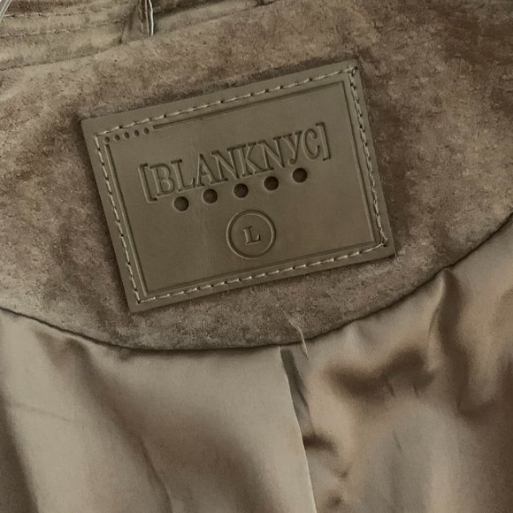 Blank NYC Suede Leather Jacket Size Large - Picture 3 of 10